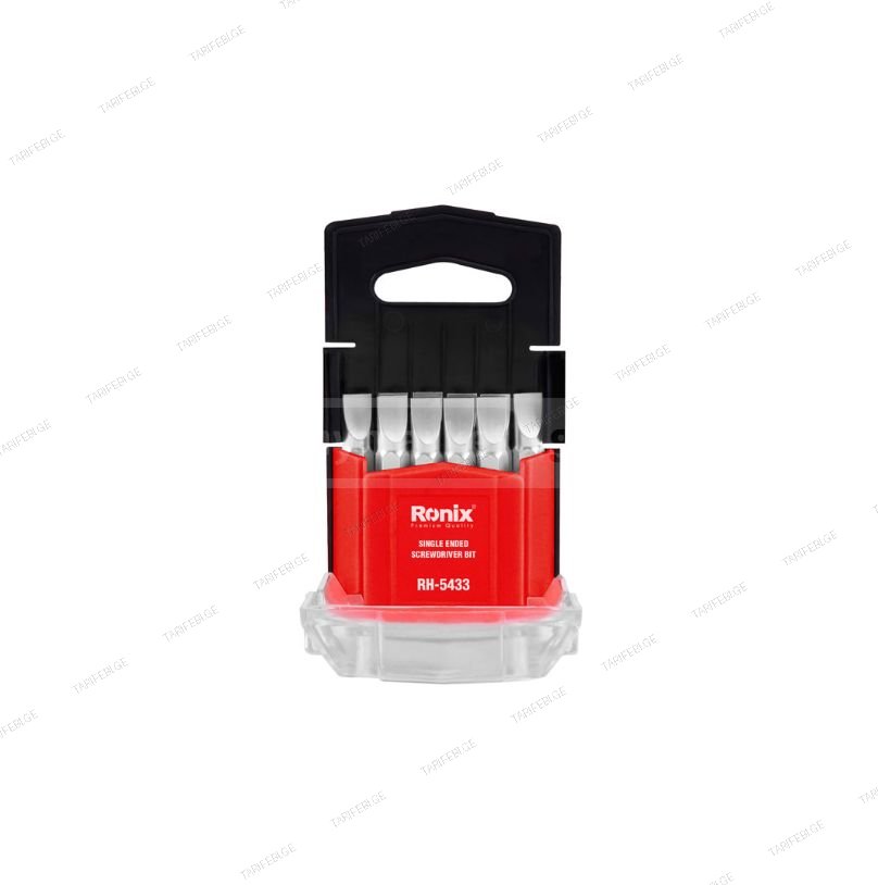 სახრახნისის ბრტყელი ბიტები Ronix RH-5433, 10ც