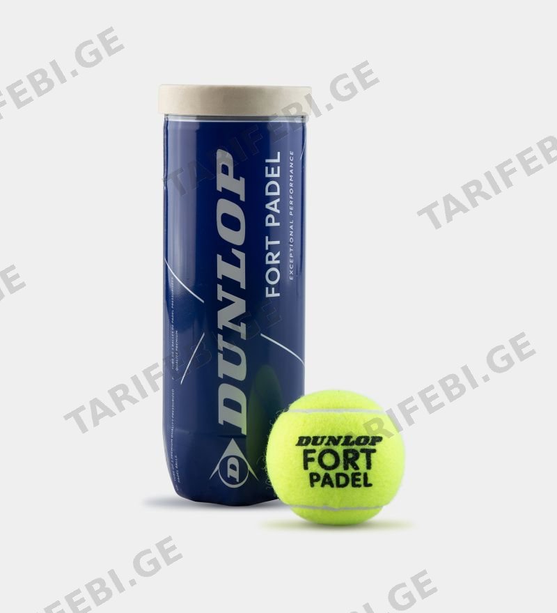 პადელის ბურთი DUNLOP FORT PADEL(3ც.შეფუთვა)