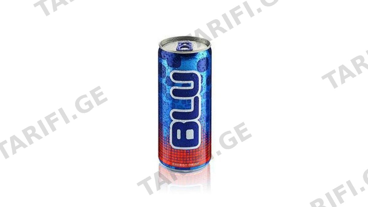 "BLU"- ენერგეტიკული სასმელი, რეგულარი 0.25ლ
