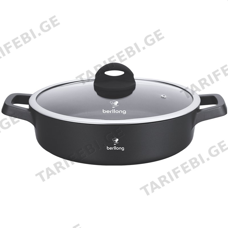თუჯის ქვაბი BERLLONG SQL - SH36 (36 CM)