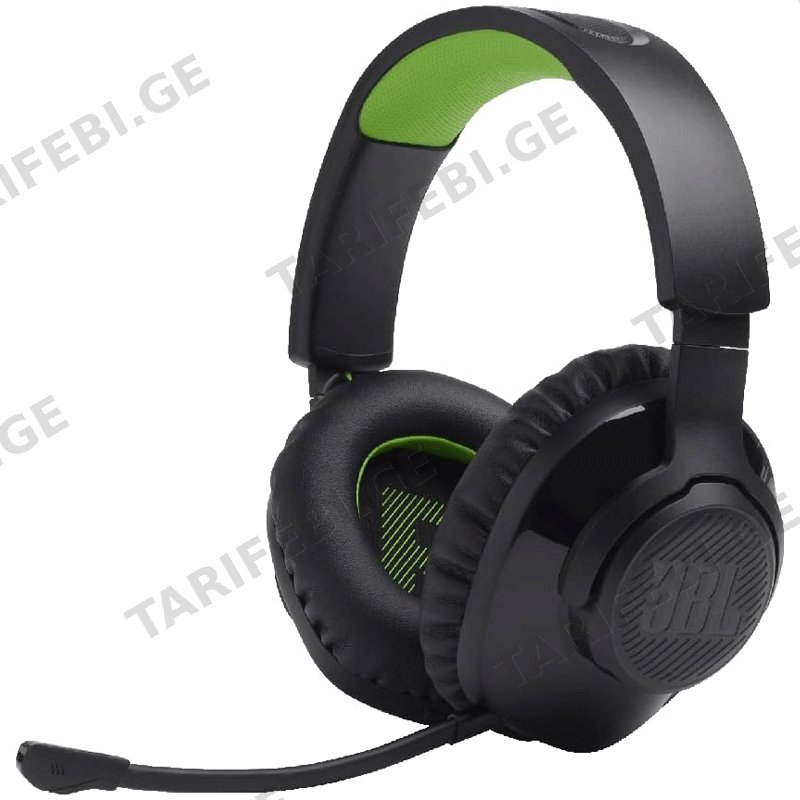 GAMING ყურსასმენი JBL QUANTUM 360X BLACK/GREEN