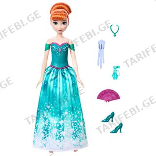 Disney Frozen - შექმენი შენი თოჯინა, პრინცესა ანა - JBG60