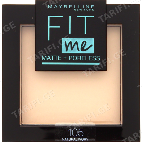მეიბილაინი - პუდრი Fit Me 105 8.2გრ
