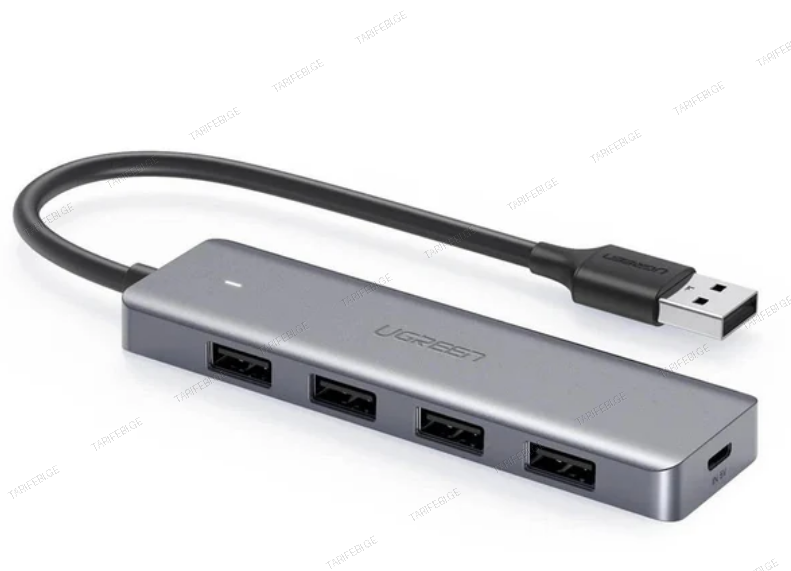 UGREEN 4-Port USB3.0 Hub with USB-C Power Supply/50985