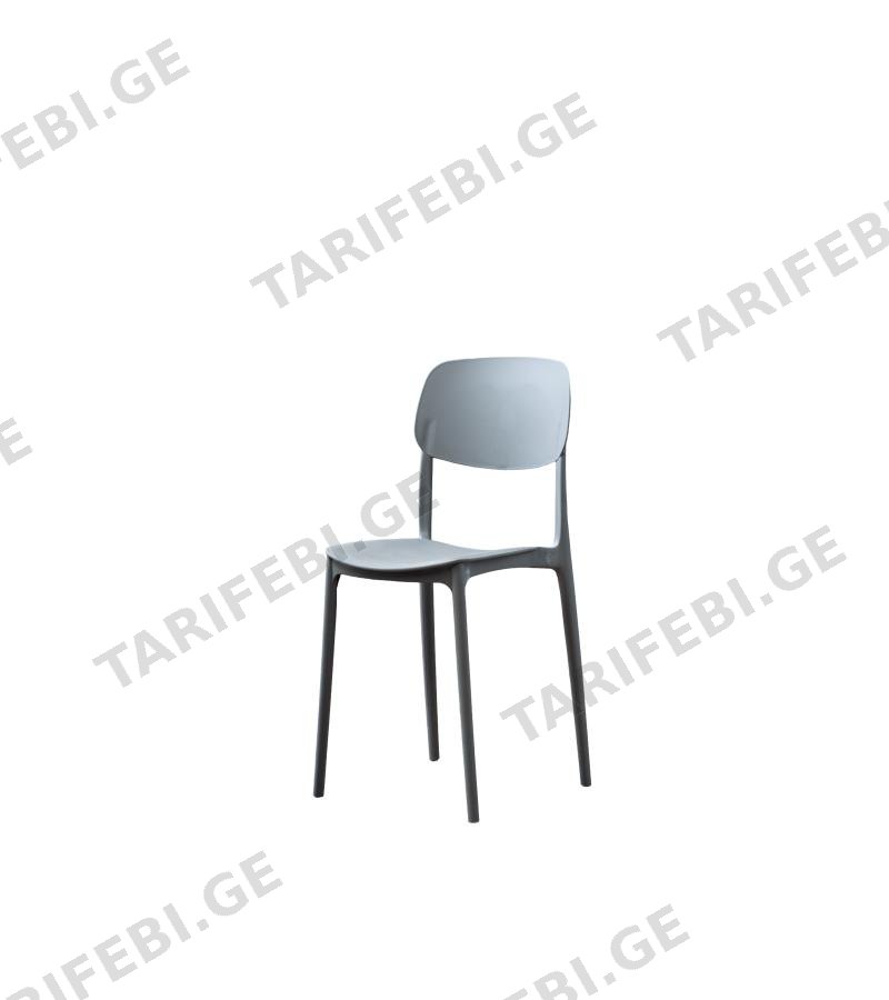 სკამი პლასტმასის FSYB-1012 ფერი. GREY