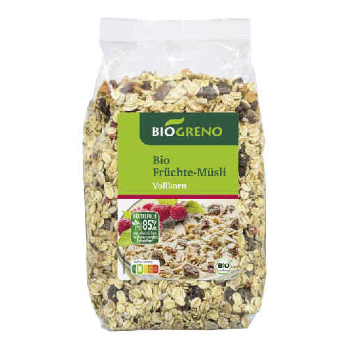 Muesli with fruit organic vegan /biogreno/ 500g