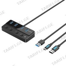 VENTION CHWBF Type-C USB ჰაბი