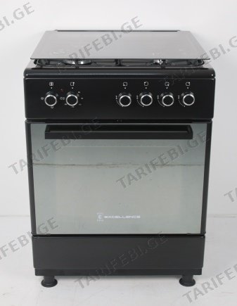 გაზქურა Excellence 6401  | BLACK