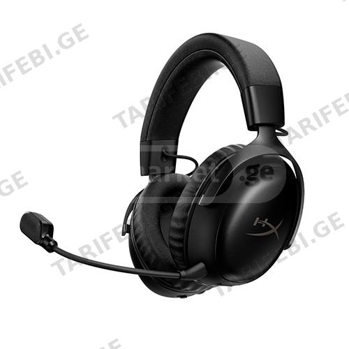 უკაბელო ყურსასმენი - HyperX Cloud III S Black WL