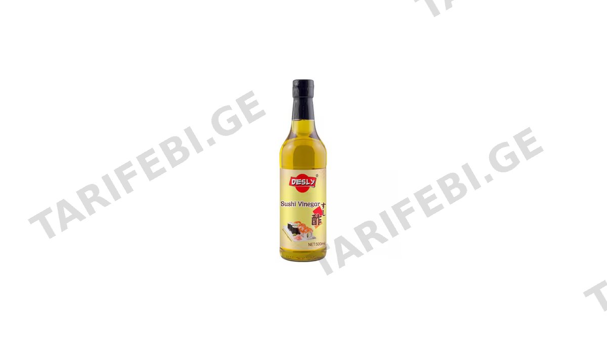 DESLY სუშის ძმარი 500მლ