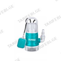 (750W) ჭუჭყიანი წლის ჩასაძირი ტუმბო TOTAL TWP87506