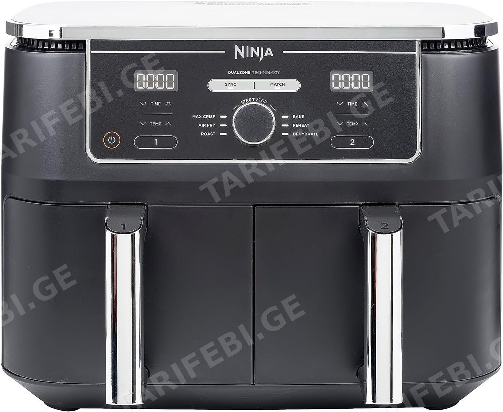 აეროგრილი Ninja AF400EU Dual Zone Air Fryer Black