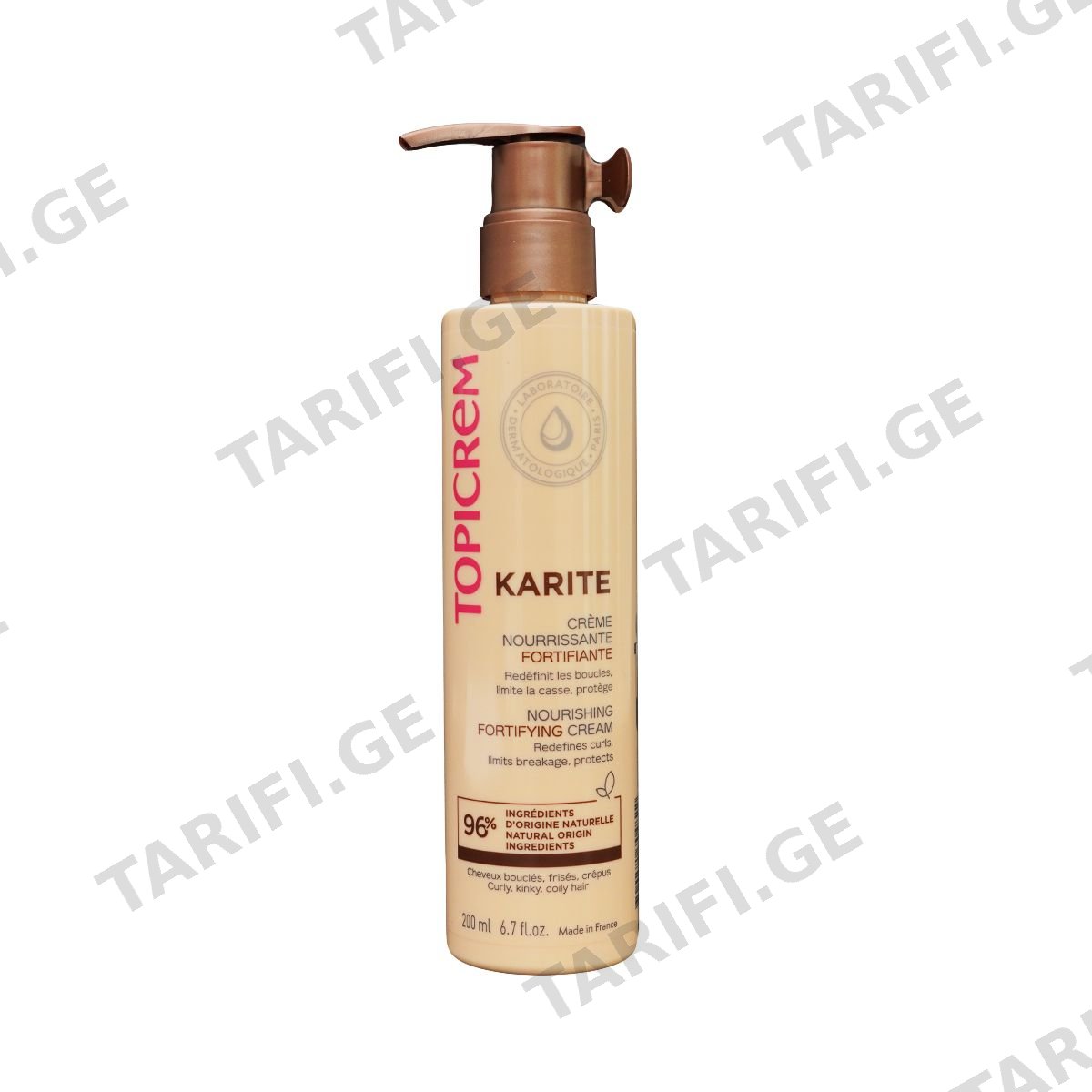 თმის კრემი Karite 200მლ 4822 ტოპიკრემი - Topicrem