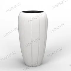 ქოთანი ყვავილის თეთრი LAMELA Pot GAJA 400 tall planter