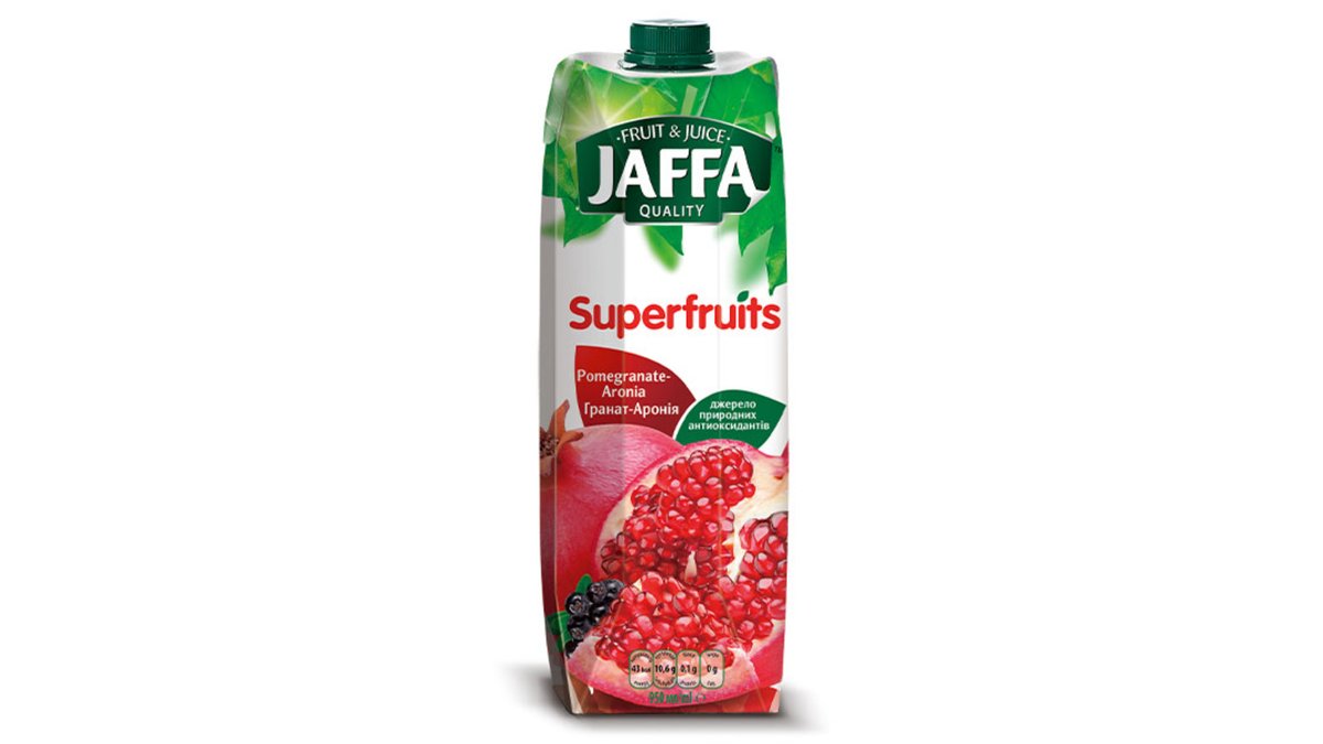 წვენი / Jaffa ბროწეული-შავი ცირცელი / 0,95ლ