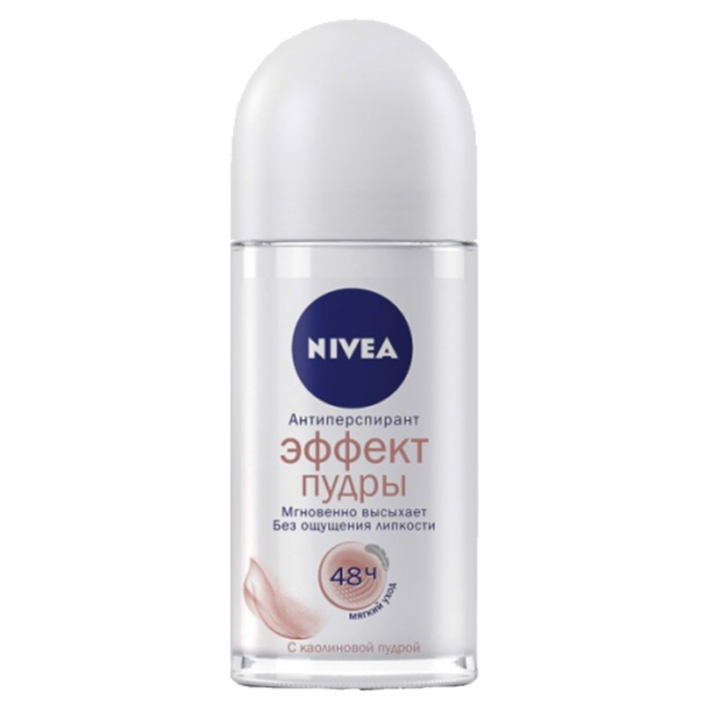ნივეა - ბურთულიანი დეოდორანტი - Powder touch - ქალი 50 მლ.