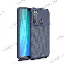 კარბონის ქეისი Xiaomi Redmi Note 8 Focus Carbon Case - მუქი ლურჯი