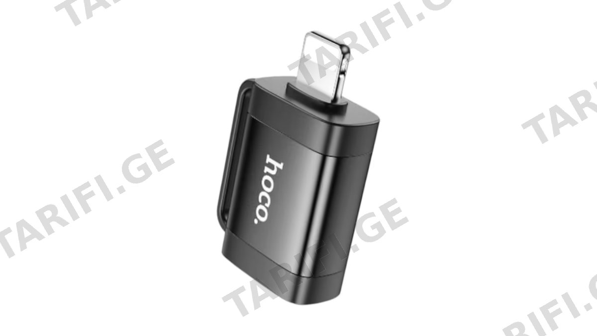 Hoco. UA31A iP Male To USB-A Female USB2.0 Potable Charger