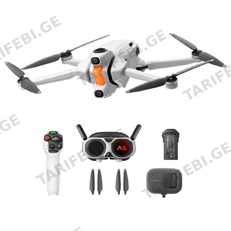 დრონი INSTA360 ANTIGRAVITY A1 STANDARD BUNDLE GREY 8K კამერით