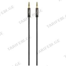 Ttec 3.5mm Stereo Premium Aux Cable 1m Black 2AK01 კაბელი
