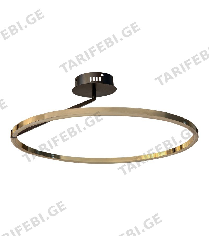 ჭაღი LED GZCG-CH8024/60 28W ფერი: black+ french gold (4000K)