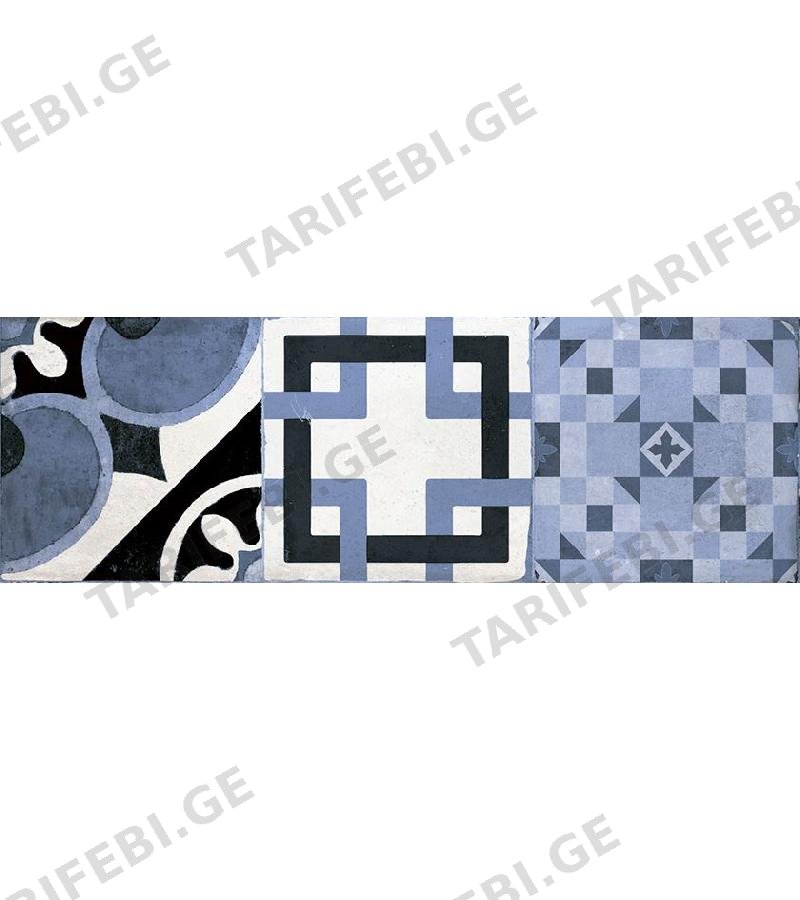 კერამ. ფილა ” REV DECOR HYDRA AZUL ” 20X60 STAR CERAMIC S.A