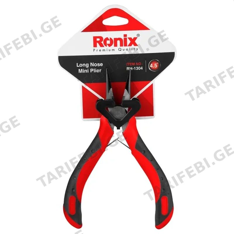 გრძელტუჩა ხელის ინსტრუმენტი RONIX RH-1304 4.5 ინჩი / 114 მმ