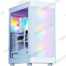 კომპიუტერის ქეისი ZALMAN I4TGWHITE MIDT, ATX, MINI-ITX, MICRO-ATX, USB 2.0, USB 3.0