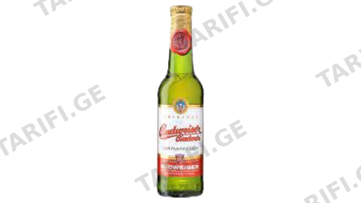 ლუდი Budweiser - 0.33L