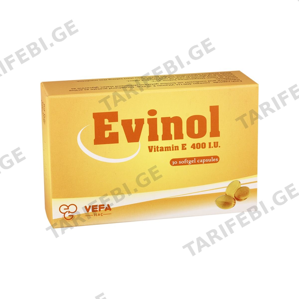 ევინოლი - Evinol 400 30 რბილი კაფსულა