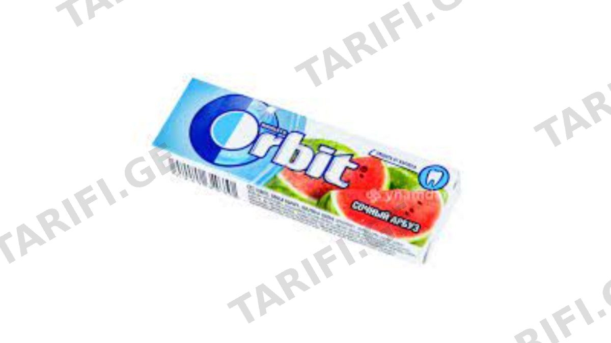 "ORBIT"- საღეჭი რეზინი საზამთრო 14გრ