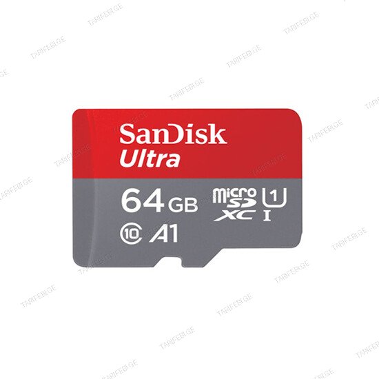 SanDisk 64GB Ultra MicroSD/HC UHS-I Card 100MB/S Class 10 SDSQUNR-064G-GN3MN