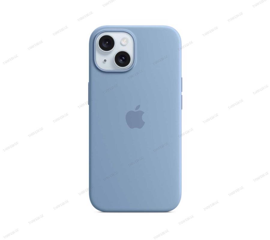 iPhone 15 Silicone Case with MagSafe – Winter Blue MT0Y3ZM/A