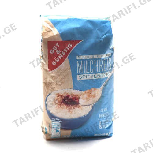 ბრინჯი მრგვალი /G&G/ 500 გრ
