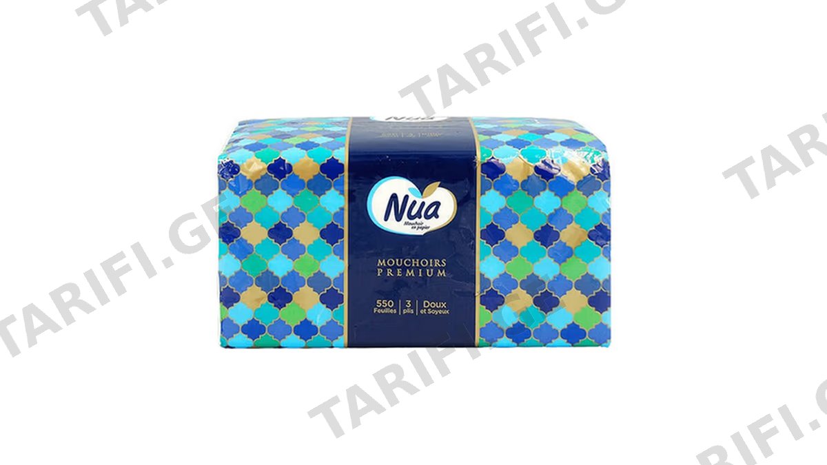 ნუა ქაღალდის ხელსახოცი 550ც