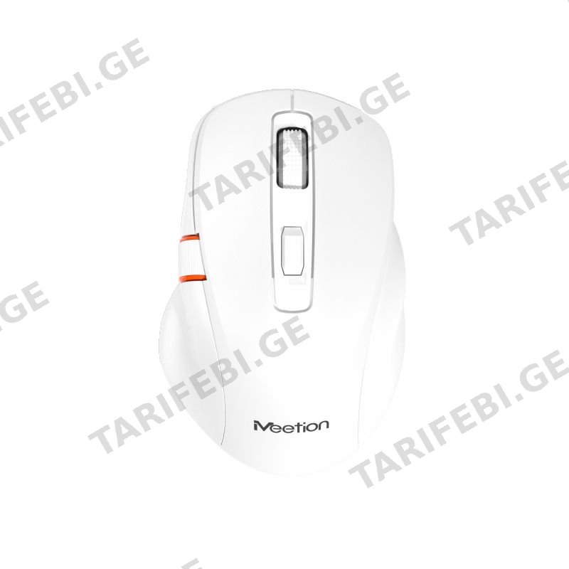მაუსი MeeTion BTM032 2.4G+Bluetooth Office Mouse White