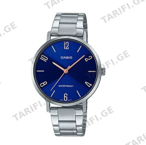 ქალის მაჯის საათი CASIO | LTP-VT01D-2B2UDF