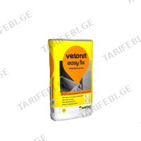 (25კგ) წებოცემენტი weber.vetonit easy fix