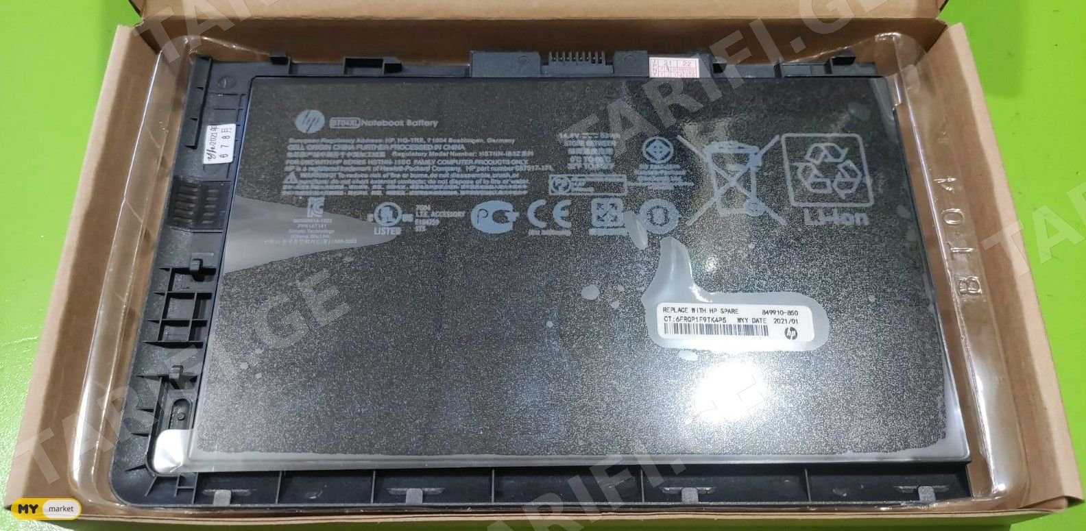 HP Folio BT04 9470m 9480m BA06XL BA06 BT04XL battery