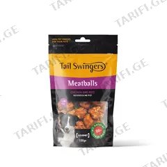 ძაღლის სასუსნავი Pet Interest Tailswingers Meatballs ქათამი და ბრინჯი 100 გ