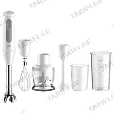 Braun HB501AI-MQ50220MWH 1000W ხელის ბლენდერი