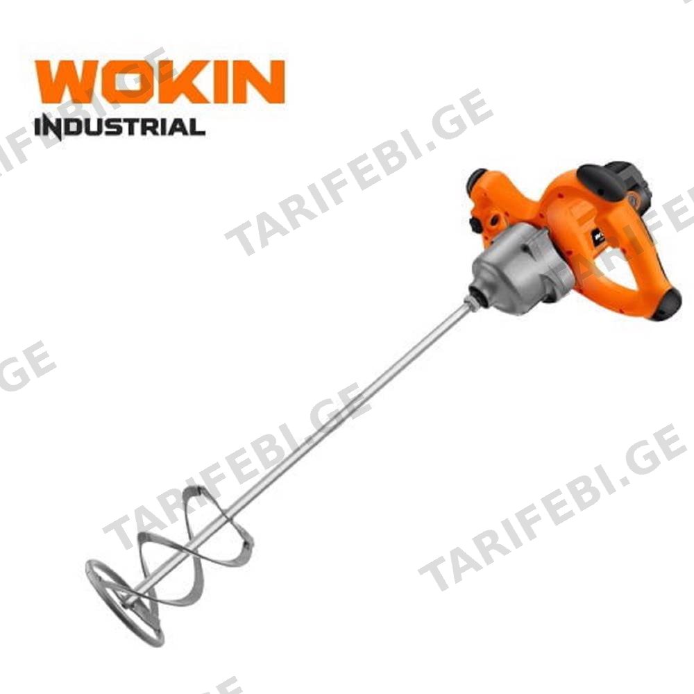 სამშენებლო მიქსერი Wokin 783218, 1800W, Mixer (INDUSTRIAL), Orange