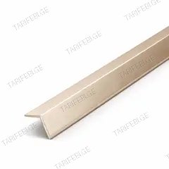 კუთხე ალუმინის  SALAG Stratus 10x10 მმ 1 მ Champagne ანოდირებული