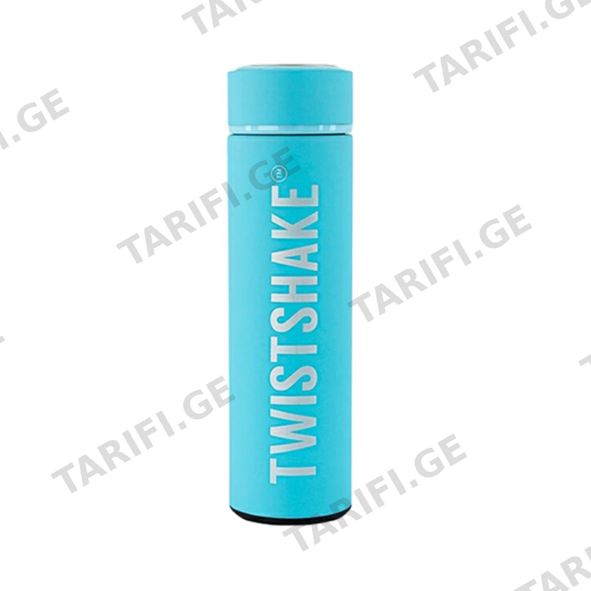 თერმო ბოთლი ცისფერი 420მლ 2988 თვისთშეიქი - Twistshake