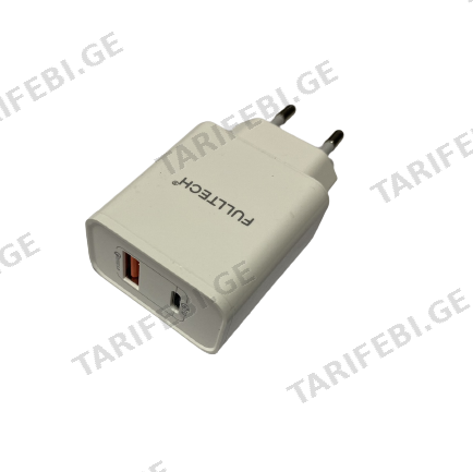 სწრაფ დამტენი/FAST CHARGER FULLTECH FС6 3.0 20W