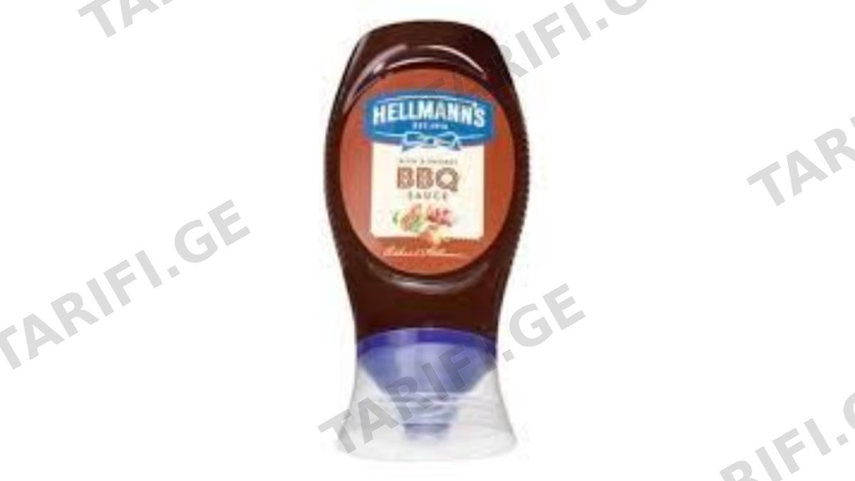 "HELLMANNS"- ბარბექიუ სოუსი 285 გრ x 12