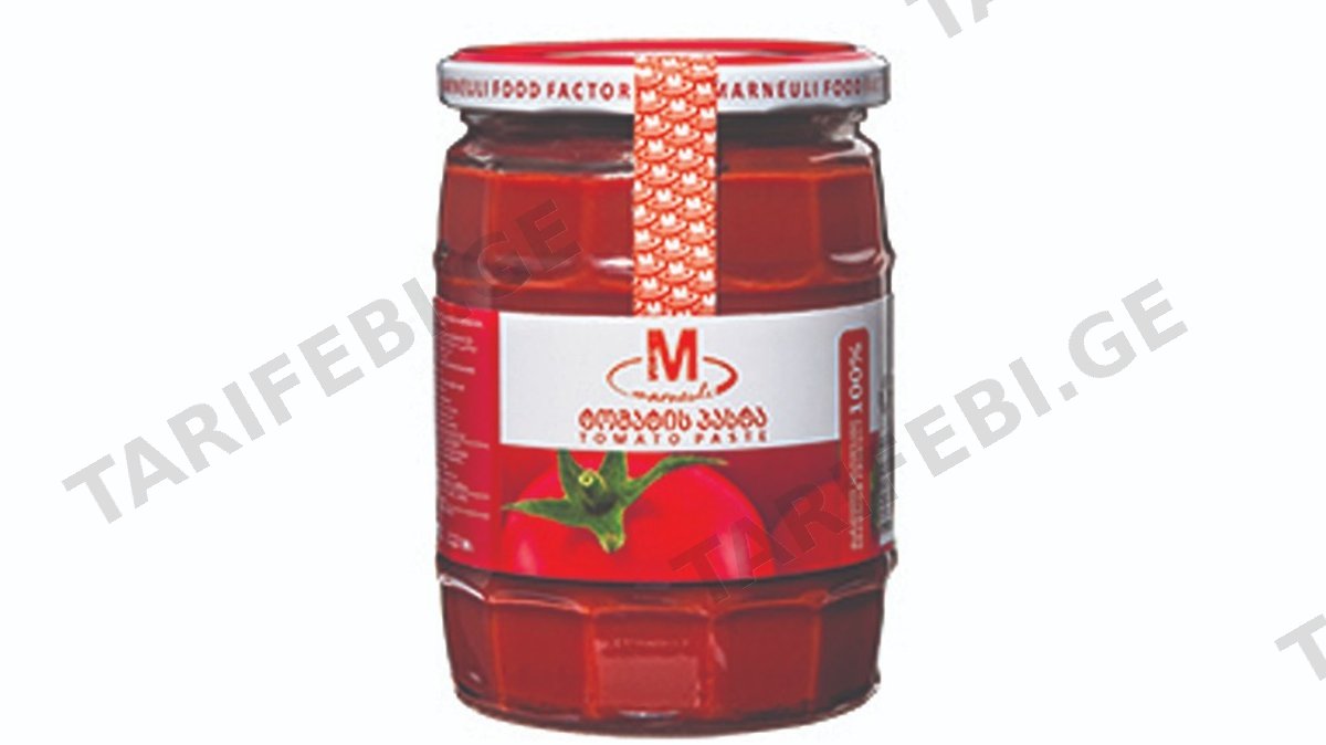 ტომატ პასტა 580გრ შუშა