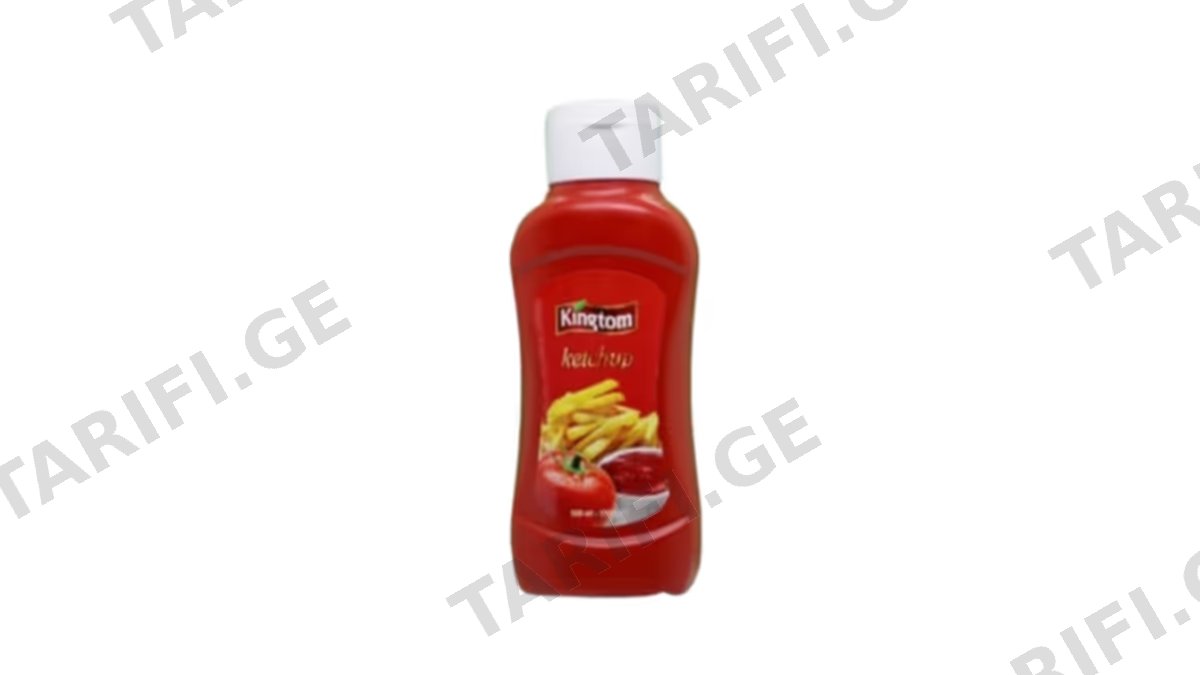 კეტჩუპი კინგტომი ტკბილი/დოზატორი/550გრ