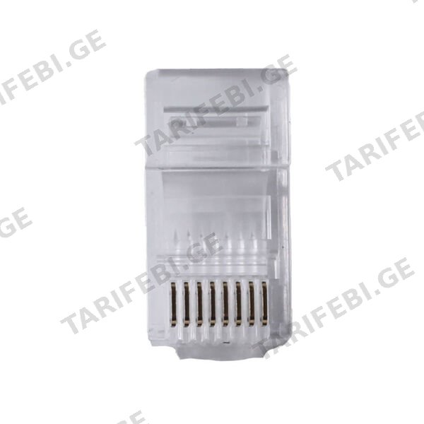 ინტერნეტის ჯეკი RJ-45 UTP cat.5e
