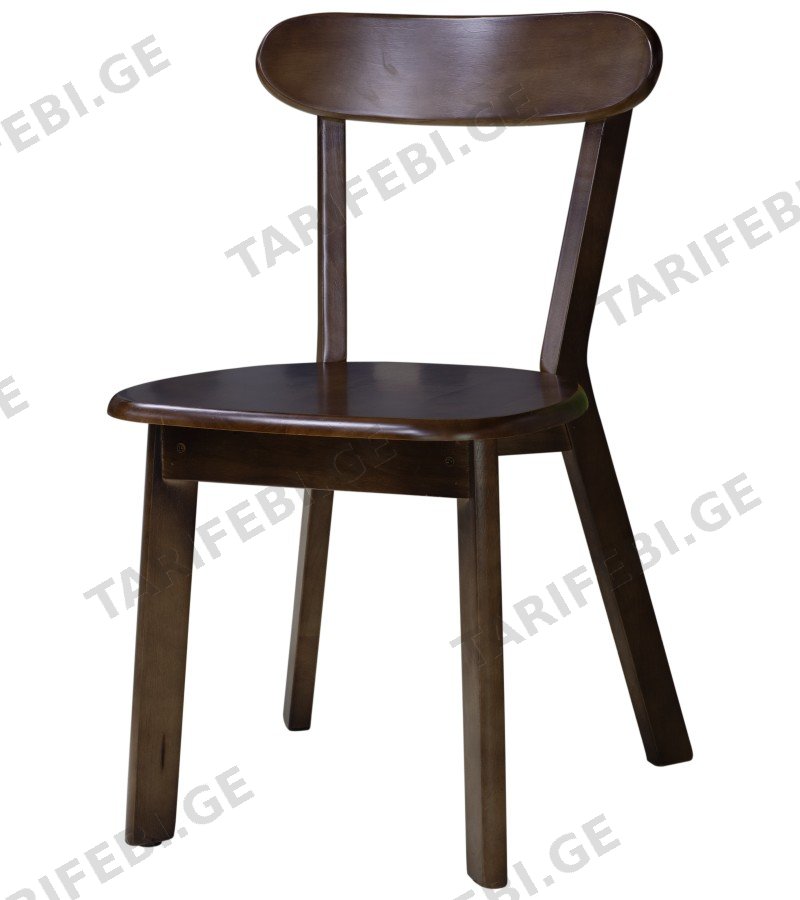სკამი ხის #FSHLJ-605 ფერი: WALLNUT